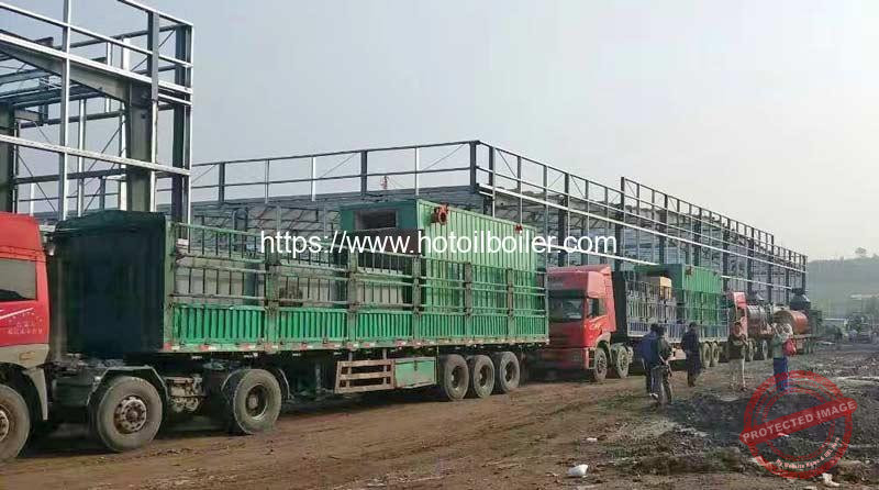 Full-Set-Biomass-Wood-Chip-Fired-Thermal-Fluid-Oil-Heater-Delivery-Arrive-by-Truck